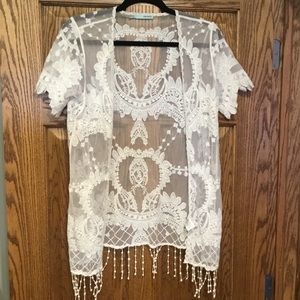 Maurices small lace kimono